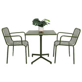 Skyward Outdoor Living 2 Seater Clifford Square Outdoor Bistro Set