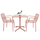 Skyward Outdoor Living 2 Seater Clifford Square Outdoor Bistro Set