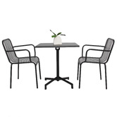 Skyward Outdoor Living 2 Seater Clifford Square Outdoor Bistro Set