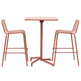 Skyward Outdoor Living 2 Seater Clifford Square Outdoor Bar Set