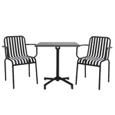 Skyward Outdoor Living 2 Seater Clifford Square Outdoor Bistro Set