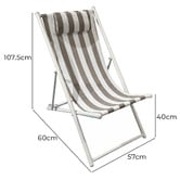 Skyward Outdoor Living Colorado Foldable Deck Chairs