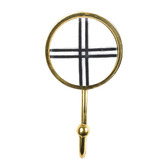 Do.Up Marble &amp; Brass Intersect Wall Hook