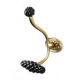 Do.Up Vintage Gold &amp; Glass Wall Hook