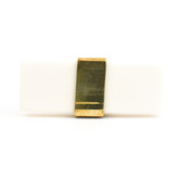 Do.Up Rectangle Resin &amp; Brass Pull