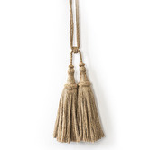 Do.Up Large Classic Jute Tassel Curtain Tieback