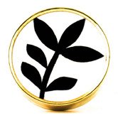 Do.Up Gold Monochrome Leaf Knob