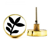 Do.Up Gold Monochrome Leaf Knob