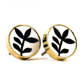 Do.Up Gold Monochrome Leaf Knob