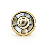 Do.Up Black Brass Eye Shell Knob