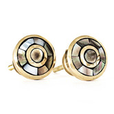 Do.Up Black Brass Eye Shell Knob