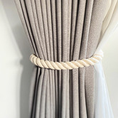 Do.Up Twist Rope Cotton Curtain Tieback with Clasp