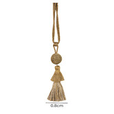Do.Up Natural &amp; Silver Tassel Curtain Tieback