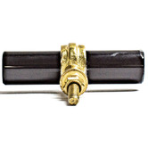 Do.Up Black Glass T-Bar Cabinet Pull