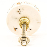 Do.Up Green &amp; Nougat Round Terrazzo Knob