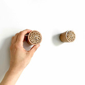Do.Up Rattan &amp; Beech Wood Wall Hook
