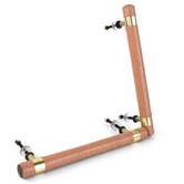 Do.Up Leather &amp; Brass Cabinet Handle