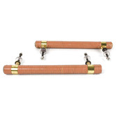 Do.Up Leather &amp; Brass Cabinet Handle