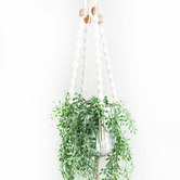 Do.Up White Macrame Cotton Twist Rope Plant Hanger