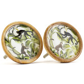 Do.Up Savanna Monkeys Mango Wood &amp; Acrylic Cabinet Knob