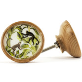 Do.Up Savanna Monkeys Mango Wood &amp; Acrylic Cabinet Knob