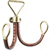 Do.Up Brown Leather &amp; Iron Wall Hook