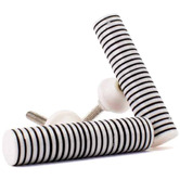 Do.Up Zebra Striped Resin Cabinet Handle
