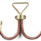 Do.Up Brown Leather &amp; Iron Wall Hook