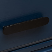 Do.Up Blyth 128mm Black Oak Wood Ellipse Cabinet Handle