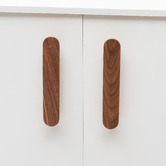 Do.Up Blyth 128mm Walnut Wood Ellipse Cabinet Handle