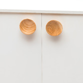Do.Up Blyth Red Oak Wood Concave Knob