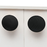 Do.Up Blyth Black Oak Wood Concave Cabinet Knob
