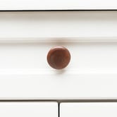 Do.Up Loch Walnut Wood Round Cabinet Knob
