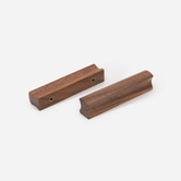 Do.Up Loch Walnut Wood Sleek Cabinet Handle