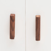 Do.Up Loch Walnut Wood Sleek Cabinet Handle