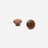 Do.Up Loch Walnut Wood Round Cabinet Knob