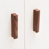 Do.Up Loch Walnut Wood Sleek Cabinet Handle
