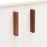 Do.Up Loch Walnut Wood Sleek Cabinet Handle