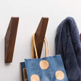 Do.Up Zirelle Walnut Wood Wall Hook