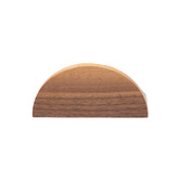 Do.Up Loch Walnut Wood Half Moon Cabinet Handle