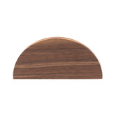 Do.Up Loch Walnut Wood Half Moon Cabinet Handle