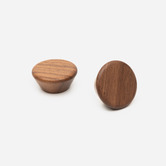 Do.Up Loch Walnut Wood Cone Cabinet Knob