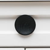Do.Up Blyth Black Oak Wood Concave Cabinet Knob