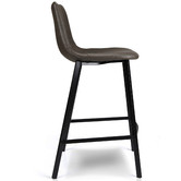 Keys Road Designs 65cm Sandra Faux Leather Barstools