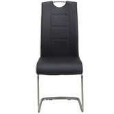 Keys Road Designs Edison Faux Leather Dining Chairs