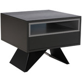 Keys Road Designs Charcoal Diana Italian Ceramic Side Table