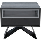 Keys Road Designs Charcoal Diana Italian Ceramic Side Table