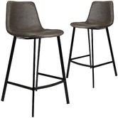 Keys Road Designs 65cm Sandra Faux Leather Barstools