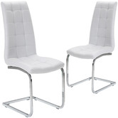 Keys Road Designs Cooper Faux Leather Dining Chairs