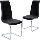 Keys Road Designs Cooper Faux Leather Dining Chairs